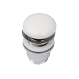 Barclay - Pop up ceramic drain for SLIM Feeling Basin, White - White