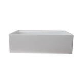 Barclay - Crofton 33''  Single Bowl Sink w/Ledge,Plain Front,White - White