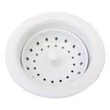 Barclay - Kitchen Sink Drain, 3 1/2'', White - White