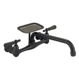Barclay - Dollie Wall Mount, Dish Soap 10'' Spout w/ceramic Disc, MB - Matte Black