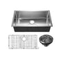 Barclay - Fabyan 32''GOLD SS Kitchen Sink w/GOLD Wiregrid & Strainer - Gold