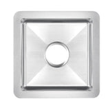Rena 15'' GOLD SS Square Sink w/GOLD Wiregrid & Strainer