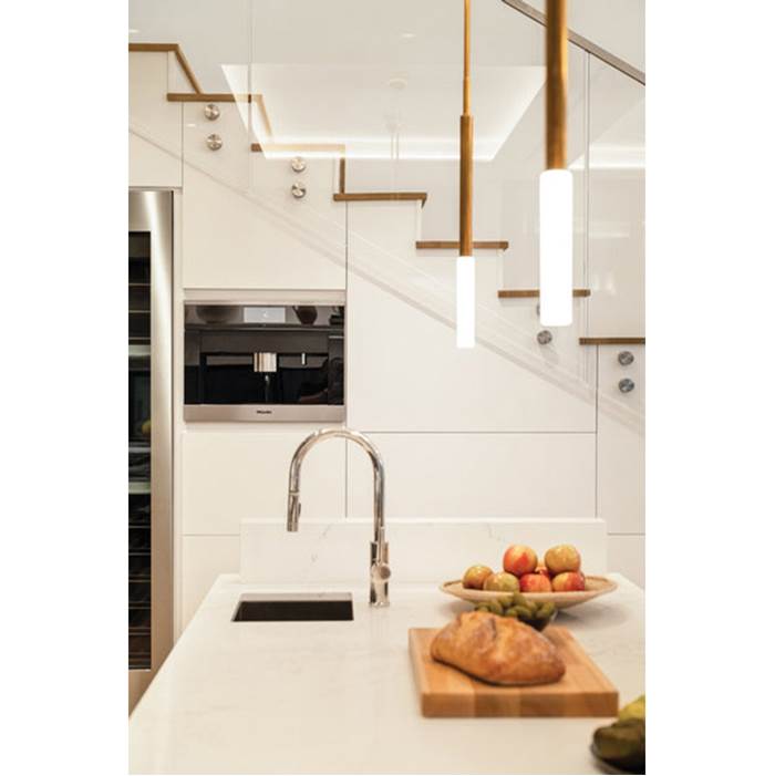 Sabrina 15'' GOLD SS Prep Sink w/GOLD Wiregrid & Strainer