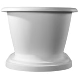Wingate 59'' BARstone Freestanding Tub w/Integrated base,Matte WH