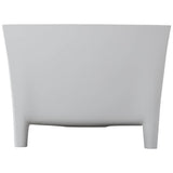 Timon  67'' BARstone Freestanding Tub, White Matte