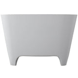 Tristan 71'' BARstone Freestanding Tub, White Matte