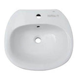 Sensation 21-5/8'' x 18'' Wall Hung Basin,4'' CS, in White