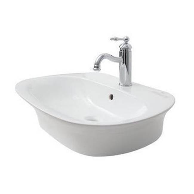 Sensation 23-5/8'' x 18'' Wall Hung Basin,4'' CS, in White
