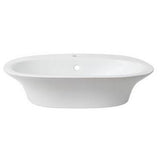 Barclay - Sensation 23-5/8'' x 18'' Wall Hung Basin, 6'' CS, in White - White