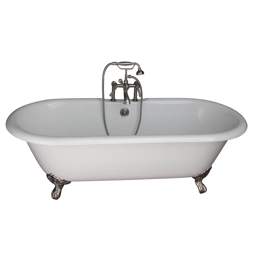 Barclay - Tub Kit 61''CI,Dbl Roll Top, Filler,Supplies,Drain-SN