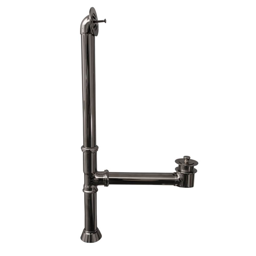 Tub Kit 67'' CI Dbl Roll Top Base,Filler,Supplies,Drain-Chr