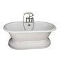Barclay - Tub Kit 67'' CI Dbl Roll Top Base,Filler,Supplies,Drain-SN