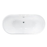 Tub Kit 67'' CI Dbl Roll Top Base,Filler,Supplies,Drain-SN