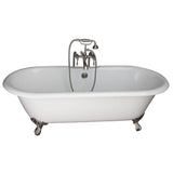Barclay - Tub Kit 61''CI,Double Roll Top Filler,Supplies,Drain-SN