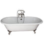 Barclay - Tub Kit 61''CI,Double Roll Top Filler,Supplies,Drain-SN