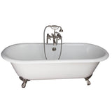 Barclay - Tub Kit 61''CI,Double Roll Top Filler,Supplies,Drain-SN