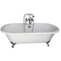 Barclay - Tub Kit 61''CI,Double Roll Top Filler,Supplies,Drain-SN