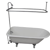 Barclay - Tub Kit 60'' CI Roll Top,Shower Unit, Supplies, Drain-ORB - Oil Rubbed Bronze