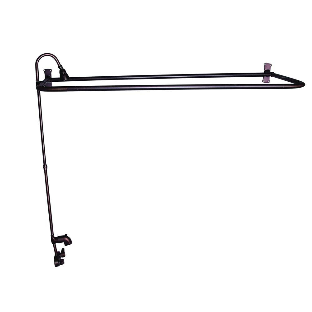 Tub Kit 60'' CI Roll Top,Shower Unit, Supplies, Drain-ORB