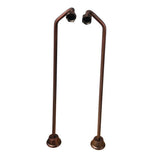 Tub Kit 60'' CI Roll Top,Shower Unit, Supplies, Drain-ORB