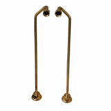 Tub Kit 60'' CI Roll Top,Shower Unit, Supplies, Drain-ORB
