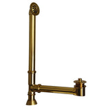 Tub Kit 60'' CI Roll Top, Filler, Supplies, Drain-PB