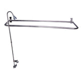Tub Kit 60'' CI Roll Top,Shower Unit, Supplies, Drain-PB