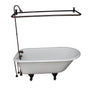 Barclay - Tub Kit 67'' CI Roll Top,Shower Unit, Supplies, Drain-ORB - Oil Rubbed Bronze
