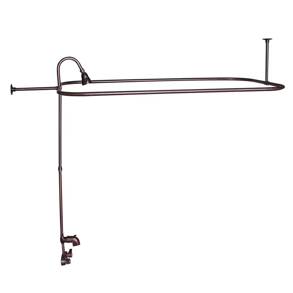 Tub Kit 67'' CI Roll Top,Shower Unit, Supplies, Drain-ORB