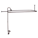 Tub Kit 67'' CI Roll Top,Shower Unit, Supplies, Drain-ORB