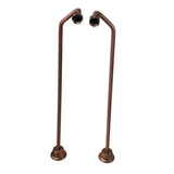 Tub Kit 67'' CI Roll Top,Shower Unit, Supplies, Drain-ORB