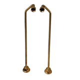Tub Kit 67'' CI Roll Top,Shower Unit, Supplies, Drain-PB