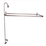 Tub Kit 67'' CI Roll Top,Shower Unit, Supplies, Drain-PB