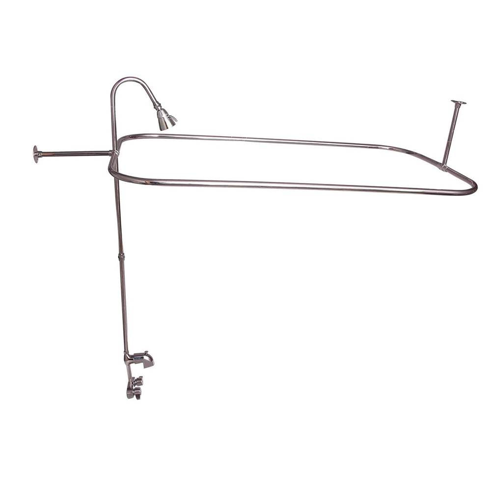 Tub Kit 67'' CI Roll Top,Shower Unit, Supplies, Drain-ORB