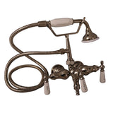 Tub Kit 67'' CI Roll Top, Tub Filler, Supplies, Drain-PB