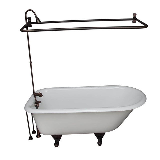 Barclay - Tub Kit 55'' CI Roll Top, Filler,Supplies,Drain-ORB - Oil Rubbed Bronze