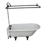 Barclay - Tub Kit 55'' CI Roll Top, Filler,Supplies,Drain-ORB - Oil Rubbed Bronze