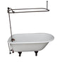 Barclay - Tub Kit 55'' CI Roll Top, Filler,Supplies,Drain-ORB - Oil Rubbed Bronze