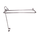 Tub Kit 55'',CI Roll Top,Shwr Unit,Supplies,Drain-PB