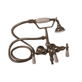 Tub Kit 55'',CI Roll Top, Tub Filler,Supplies,Drain-PB