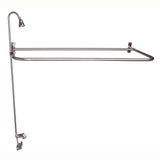 Tub Kit 54'' CI Roll Top,Filler Shower Unit,Supplies, Drain-BN