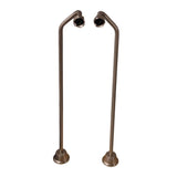Tub Kit 55'' CI Roll Top,Filler Shower Unit,Supplies, Drain-BN