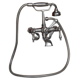 Tub Kit 55'' CI Roll Top, Filler,Supplies, Drain-Chrm