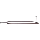 Tub Kit 55'' CI Roll Top Filler Shwr Rd, Supplies, Drain-Chrm