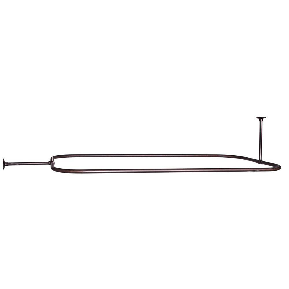Tub Kit 55'' CI Roll Top Filler Shwr Rd, Supplies, Drain-Chrm