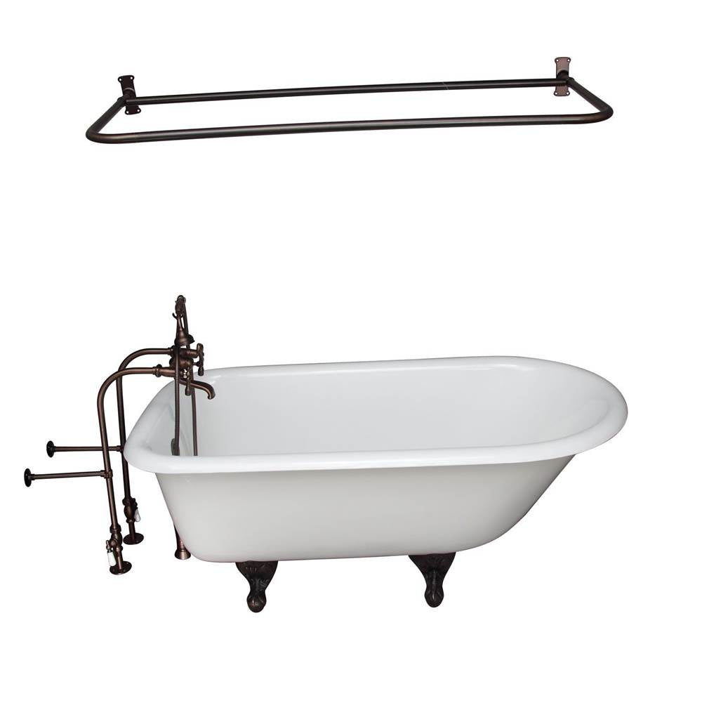Barclay - Tub Kit 55'' CI Roll Top,Filler Shwr Rd, Supplies, Drain-ORB - Oil Rubbed Bronze