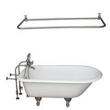 Barclay - Tub Kit 55'' CI Roll Top,Filler Shwr Rd, Supplies, Drain-BrNkl