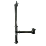 Tub Kit 60'' CI Roll Top, Tub Filler, Supplies,Drain-Chrome