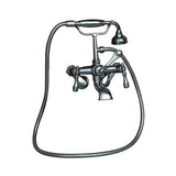 Tub Kit 60''CI Roll Top, Tub Filler, Supplies, Drain-Chrome