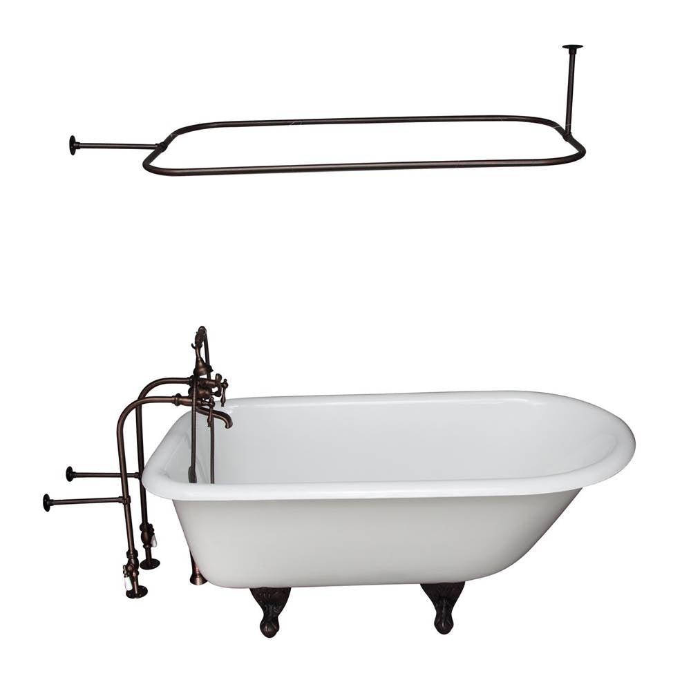 Barclay - Tub Kit 60'' CI Roll Top,Filler ShrRd,Supplies,Drain-ORB - Oil Rubbed Bronze